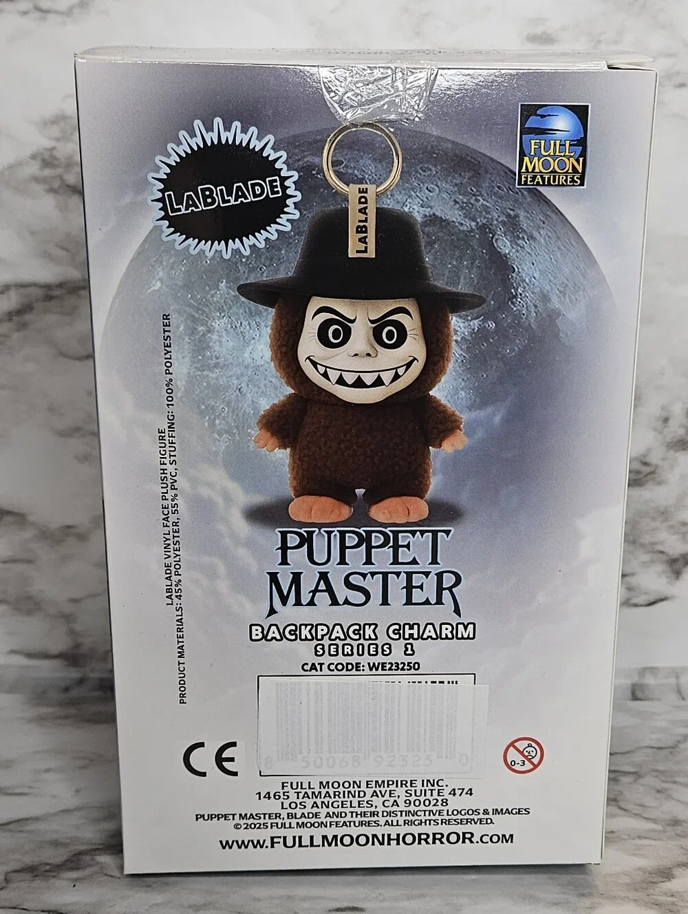 Puppet Master Movie Lablade 6.5” Backpack Charm by Full Moon Entertainment